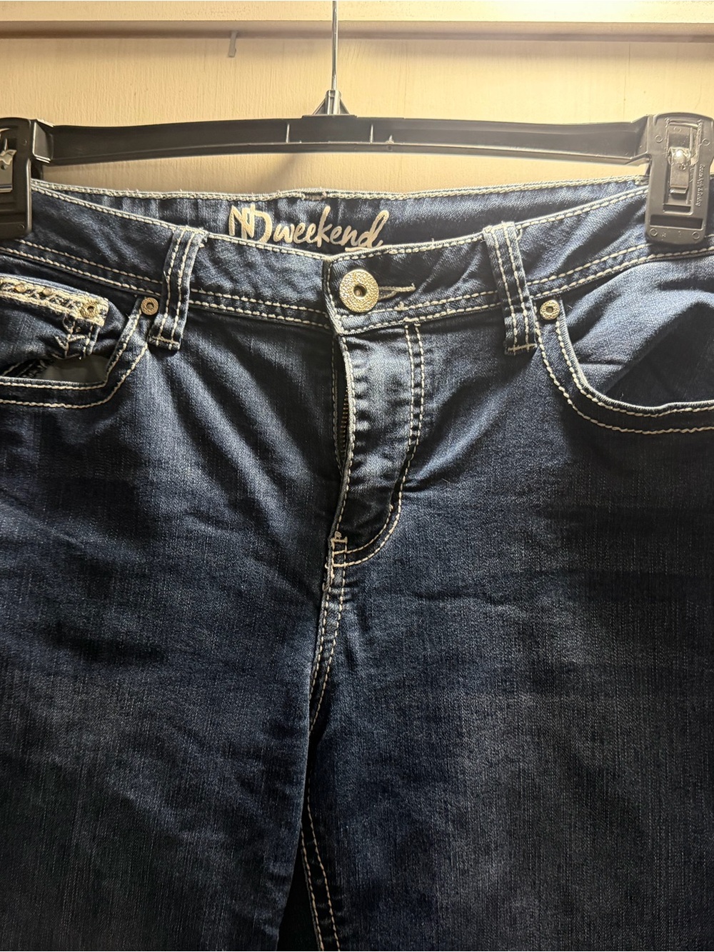 ND Weekend Dark Blue Wide Leg Jeans - Picture 2 of 5